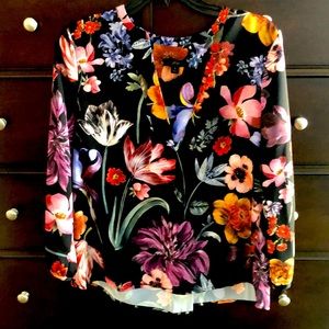 J Crew Floral Blouse NWT